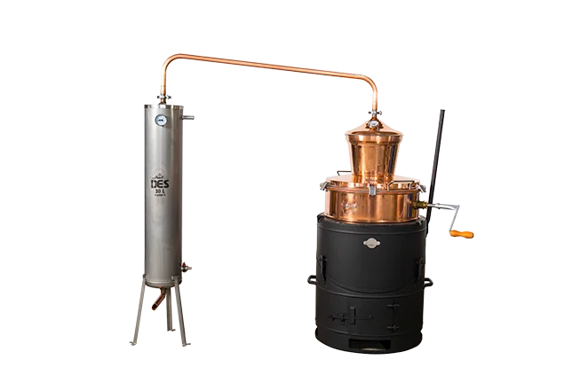 Distilator din cupru DES CLASSIC 80L cu agitator
