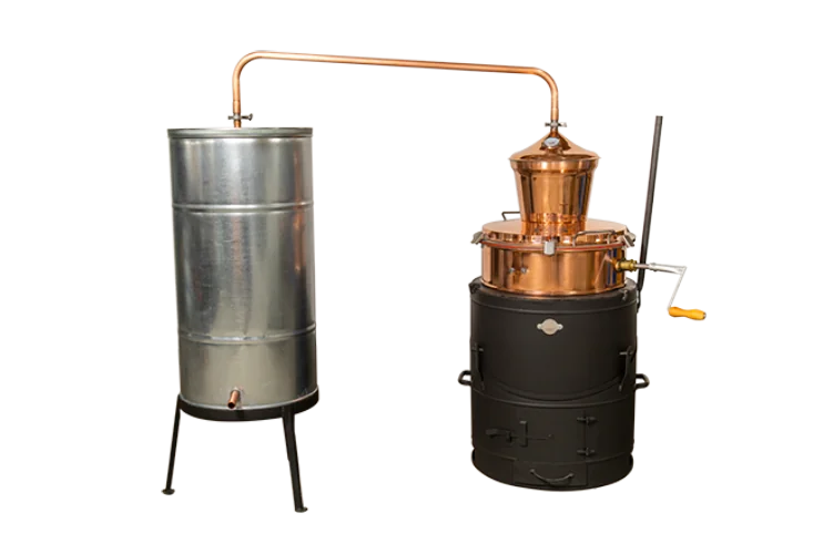 Distilator din cupru DES CLASSIC 80 L / răcitor 200 L