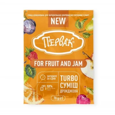 Drojdie Turbo Pervak pentru 25 L musturi din fructe (70 g)