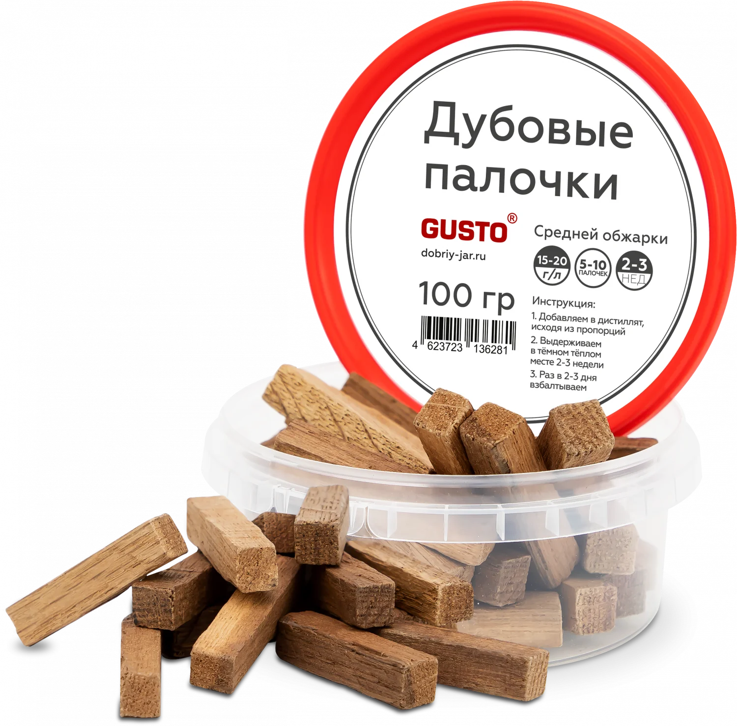 GUSTO BEȚIȘOARE DE STEJAR PRĂJIRE MEDIE (100 GR)