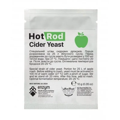 Drojdie pentru vin Hot Rod Cider (10 g)