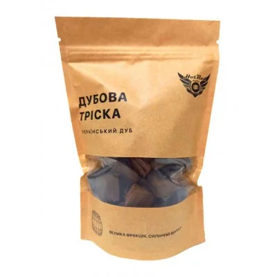 Așchii de stejar carpatic, fracție mare, prăjire intensă (100 g)