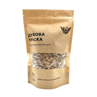 Așchii de stejar american fracție mică prăjire medie (100 g)