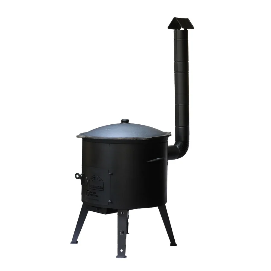 Cuptor cu horn, ușă și sertar de cenușă pentru ceaune de 10L