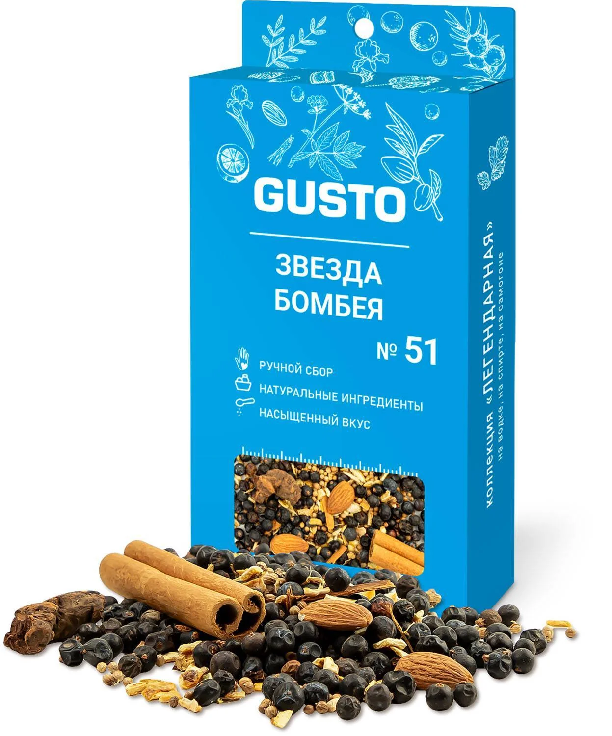 TINCTURĂ GUSTO STEAUA BOMBAYULUI (GIN)