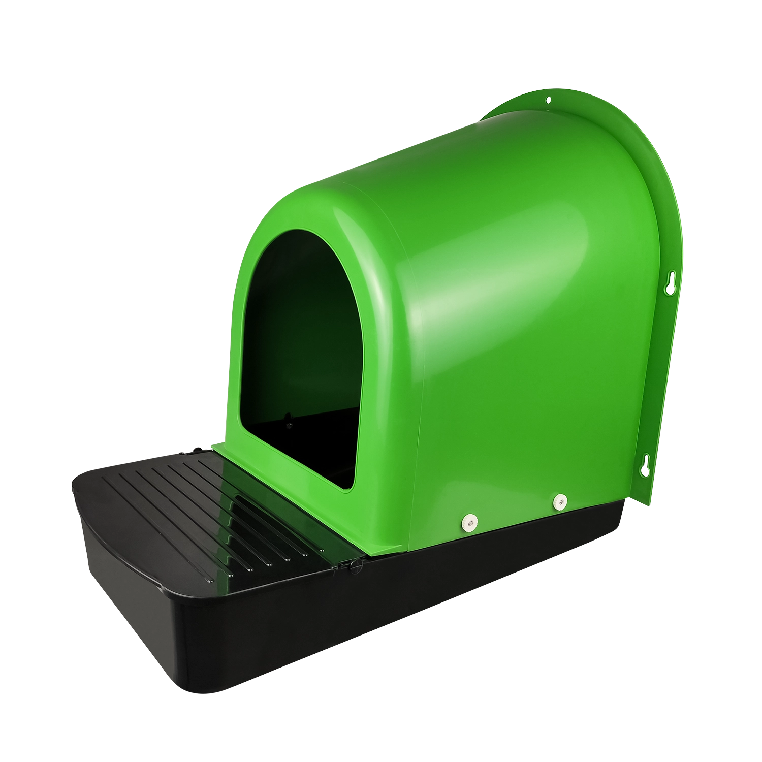 Cuibar din plastic cu colector de ouă  NG02 Verde (Plastic)