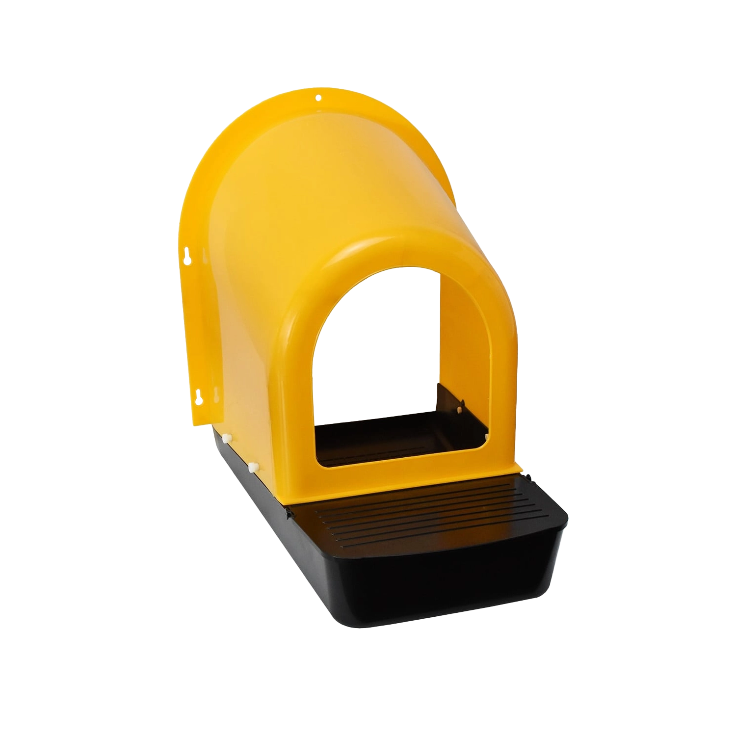 Cuibar din plastic cu colector de ouă NG01 Galben