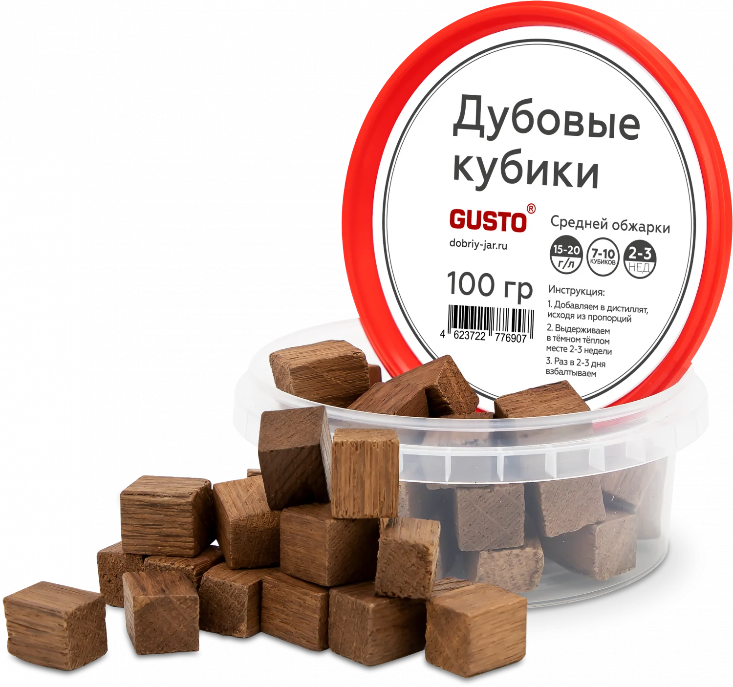 GUSTO CUBURI DE STEJAR PRĂJIRE MEDIE (100 GR)