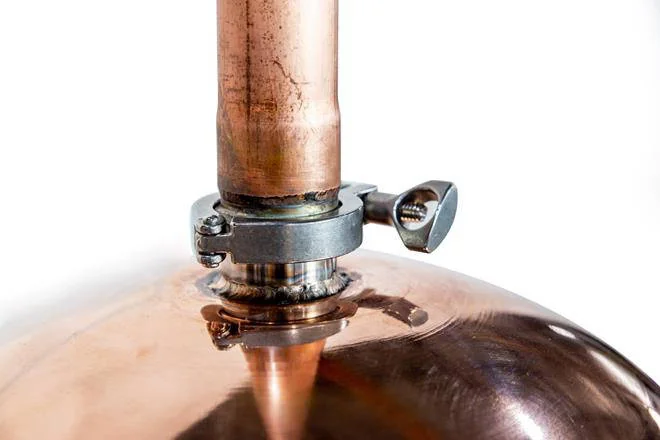 Distilator din cupru DES CLASSIC 120 L cu robinet de scurgere/trapă