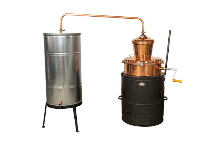 Distilator din cupru DES CLASSIC 80 L / răcitor 200 L