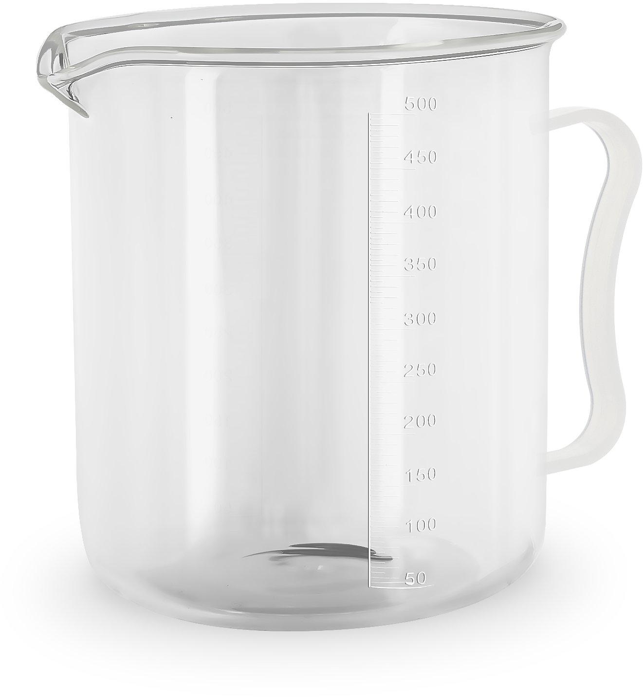 CILINDRU GRADAT DIN PLASTIC CU MÂNER 250 ML