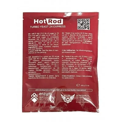 Drojdie Turbo Hot Rod 24 Express pentru 25 L (205 g)