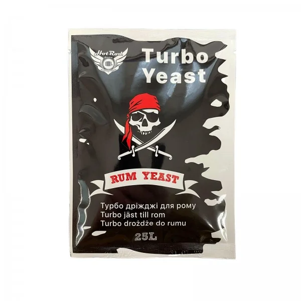 Drojdie Turbo Hot Rod Rum pentru rom 25 L (71 g)