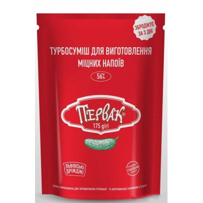Drojdie Turbo Pervak pentru 50 L (174 g)