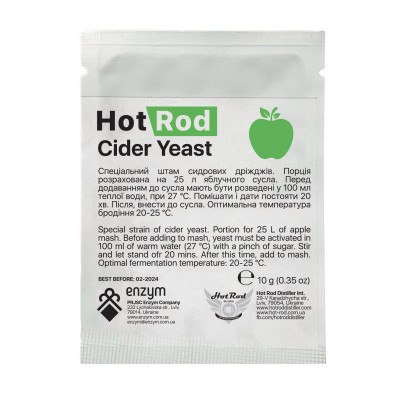 Drojdie pentru vin Hot Rod Cider (10 g)