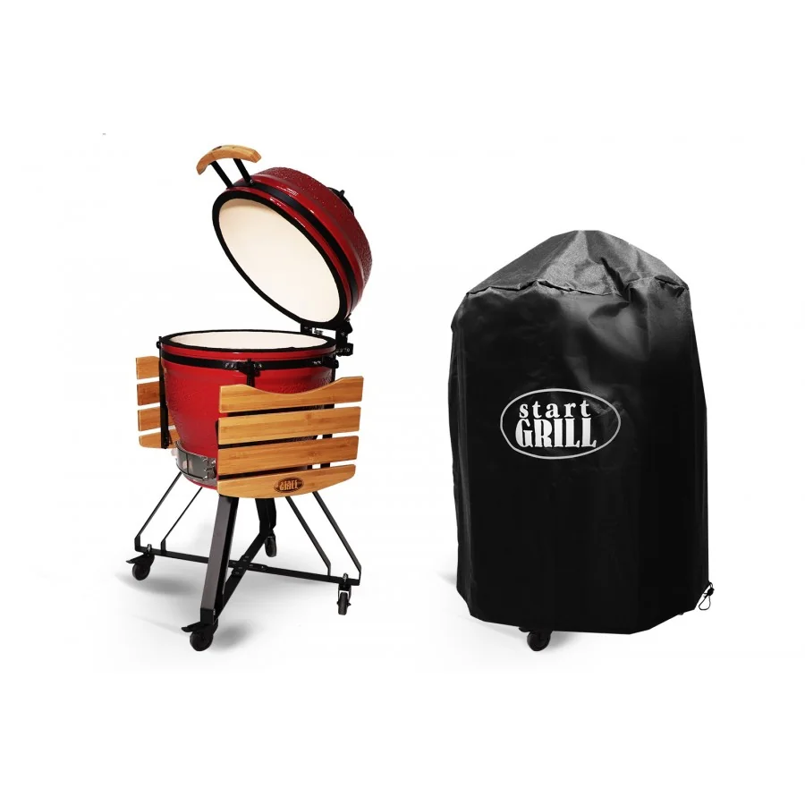 GRĂTAR CERAMIC SG PRO, 56 CM/22 INCHI (ROȘU)