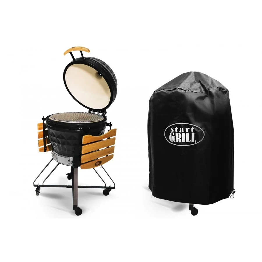 GRĂTAR CERAMIC SG PRO, 61 CM/24 INCH (NEGRU)