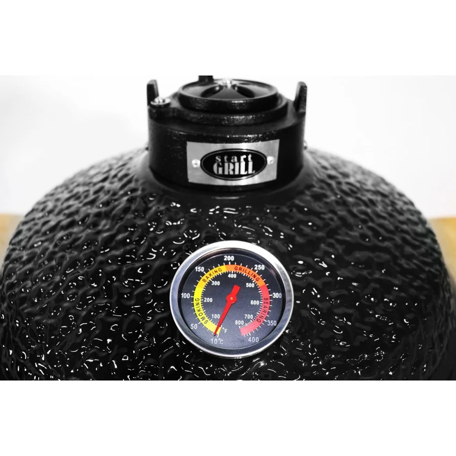 GRĂTAR CERAMIC SG PRO, 39,8 CM/16 INCHI (NEGRU)