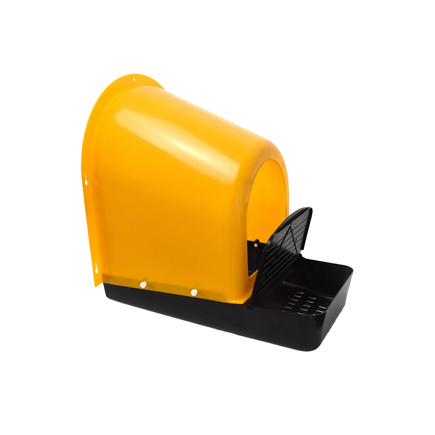 Cuibar din plastic cu colector de ouă NG01 Galben