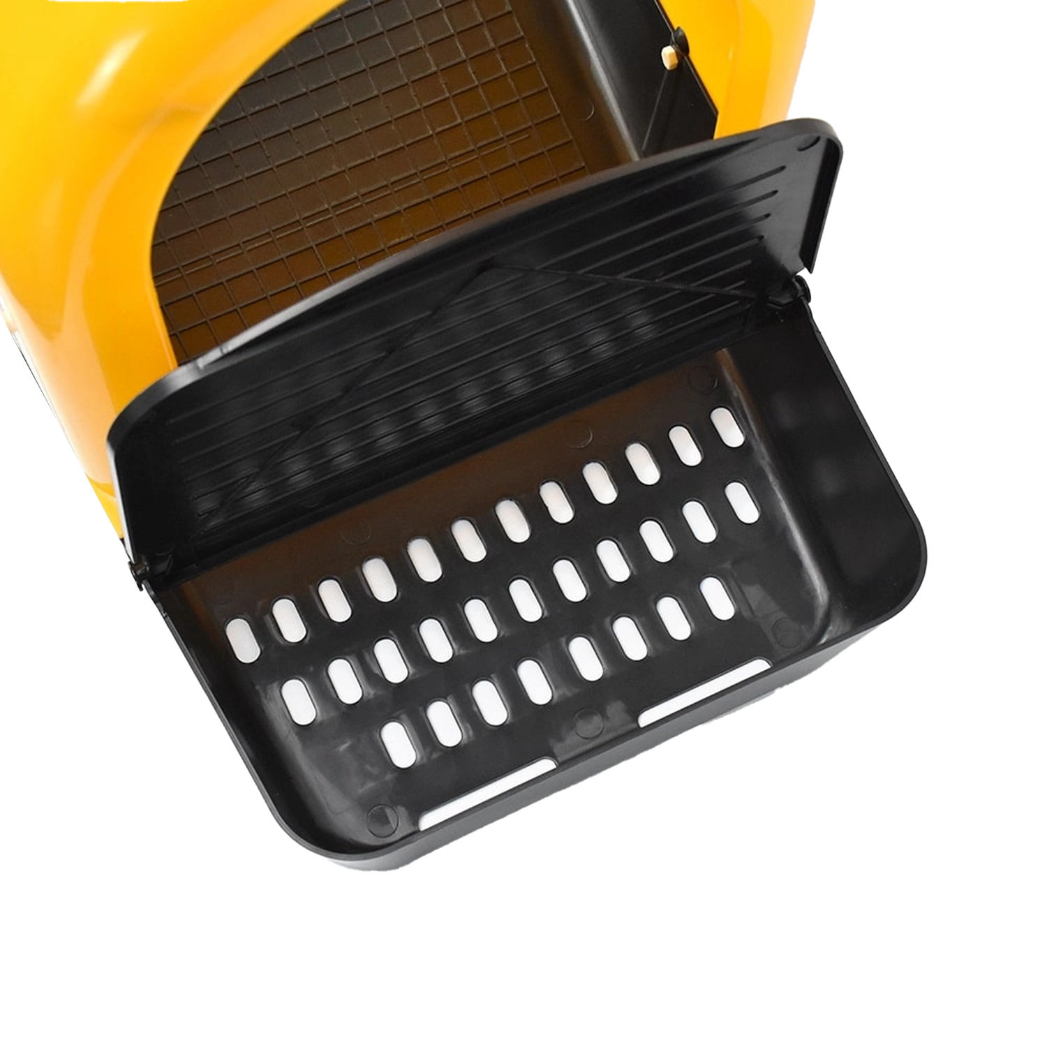 Cuibar din plastic cu colector de ouă NG01 Galben