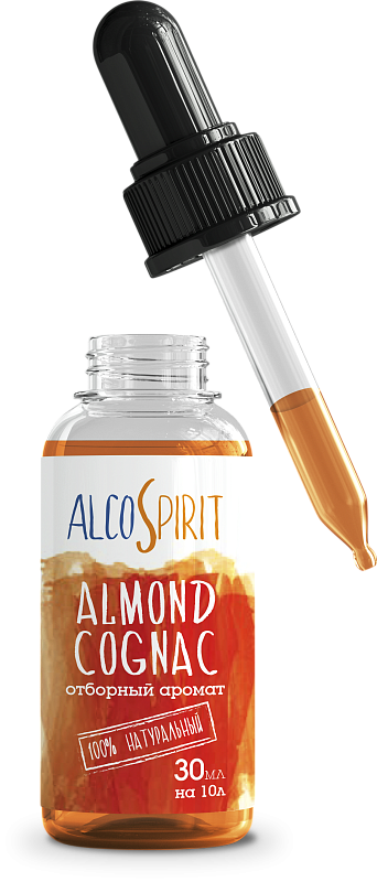 ALCOSPIRIT CONIAC CU MIGDALE (ALMOND COGNAC) 30 ML