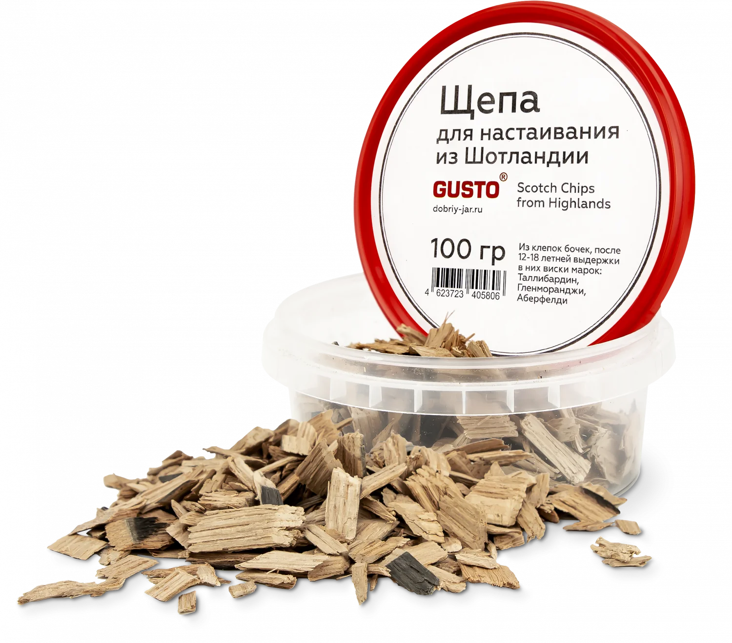 GUSTO AȘCHII DE STEJAR DIN SCOȚIA HIGHLANDS 100 GR