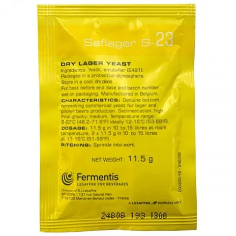Drojdie de bere Saflager S-23 (Fermentis), 11,5 g